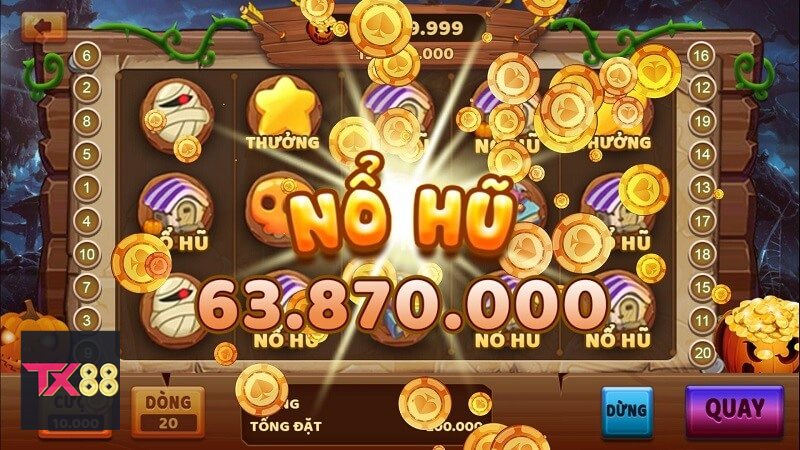 Nổ Hũ TX88 - Jackpot và các tính năng thưởng